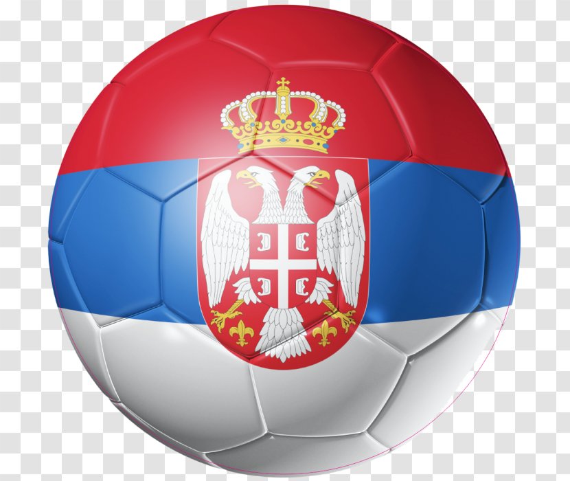 Flag Of Serbia National Football Team Kosovo Zazzle - Ballon Foot Transparent PNG