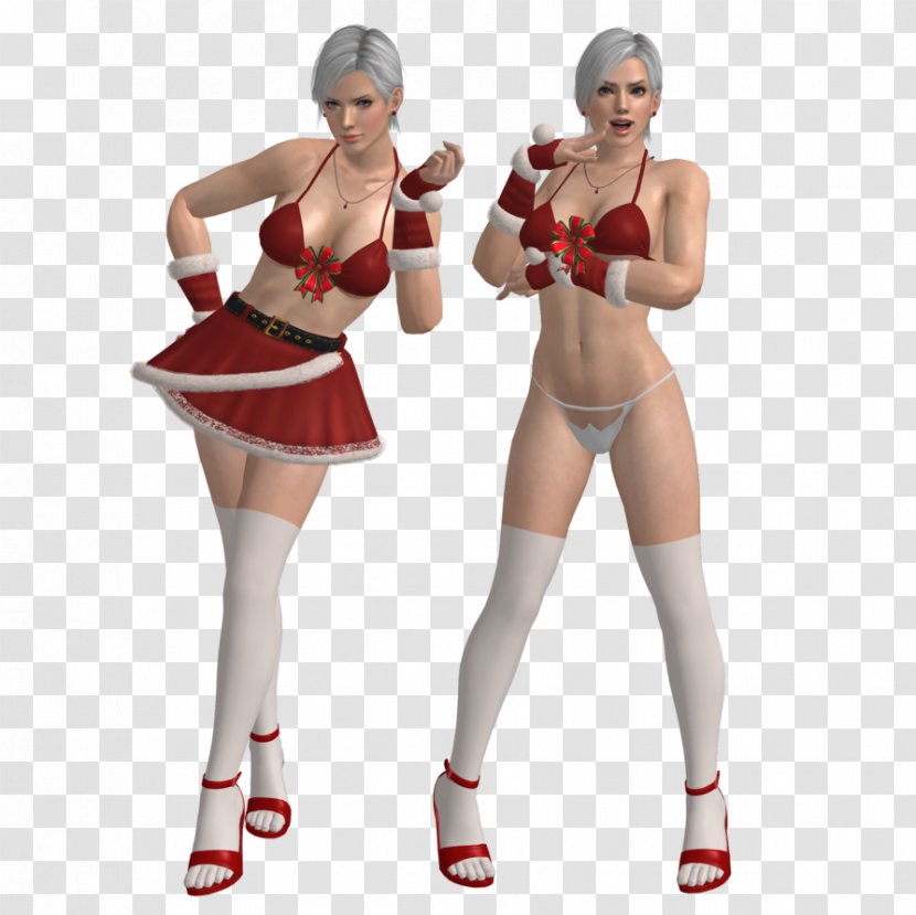 Dead Or Alive 5 Last Round Santa Claus 4 Costume - Flower - Naughty Transparent PNG