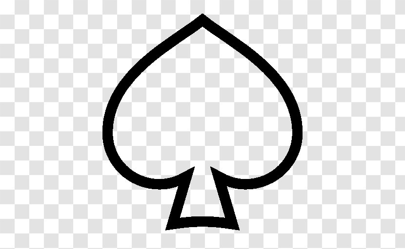 Spades Playing Card Icon - Symbol Transparent PNG
