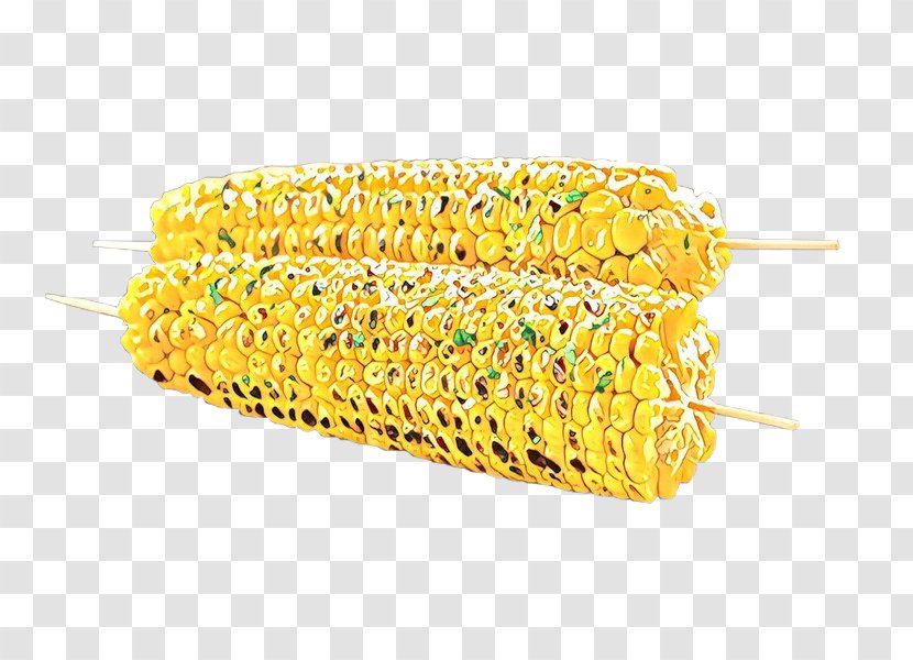 Corn On The Cob Sweet Yellow Kernels Cuisine - American Food Vegetable Transparent PNG