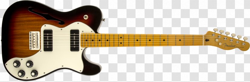 Fender Telecaster Thinline Stratocaster Musicmaster TC 90 - Silhouette - Musical Instruments Transparent PNG