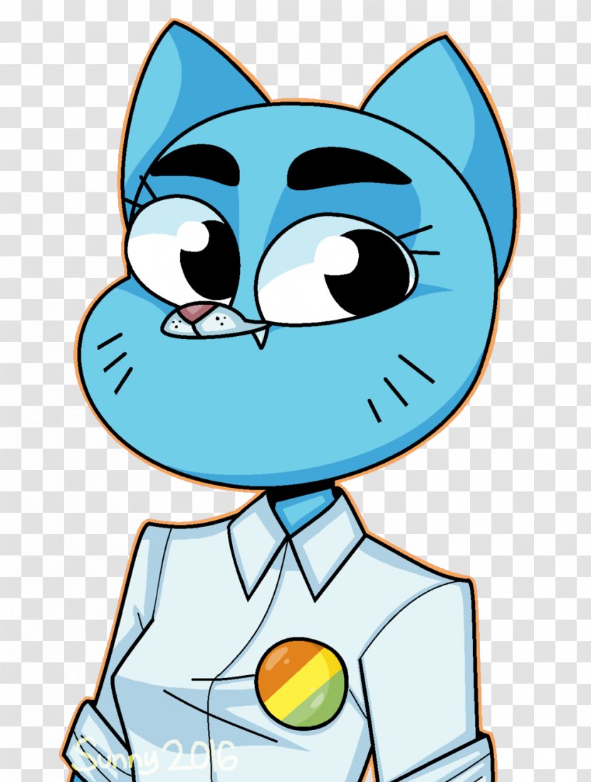 Gumball Watterson Nicole Whiskers Cartoon Network Cat - Fictional Character - Gumbal Transparent PNG