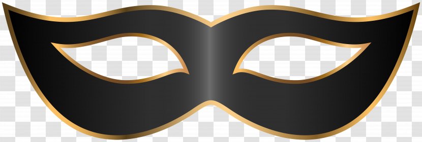 Logo Eyewear Font - Black Carnival Mask Clip Art Transparent Image Transparent PNG
