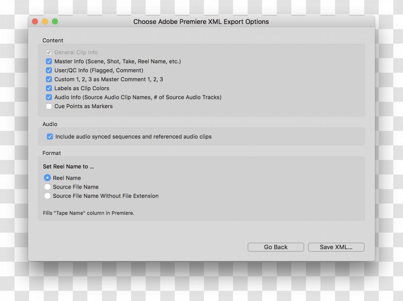 Adobe Premiere Pro Systems Metadata - Screenshot - Video Editor Transparent PNG