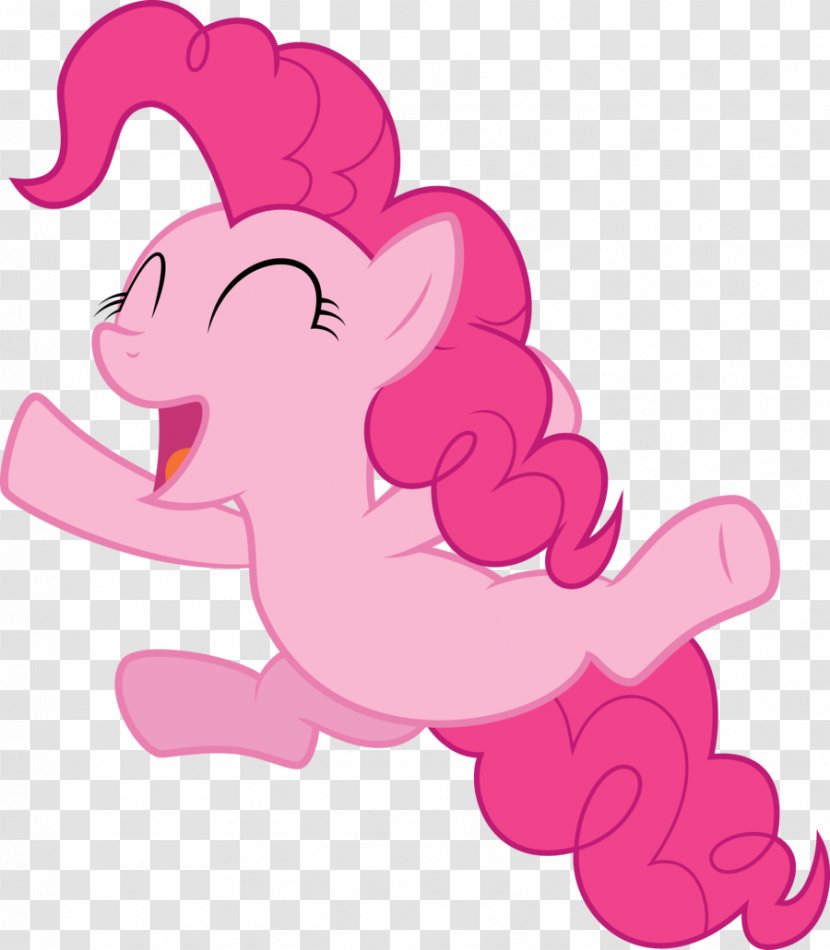 Pinkie Pie Pony Rainbow Dash Voice Actor - Silhouette - Flower Transparent PNG