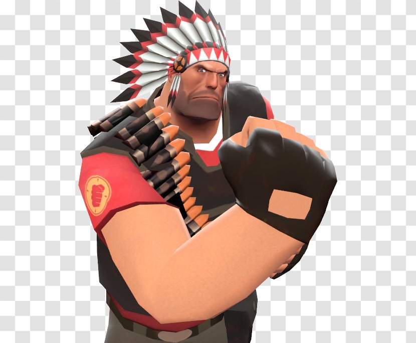 Team Fortress 2 Video Games War Bonnet Tribal Chief The World Ends With You - Baseball Glove - Hand Transparent PNG