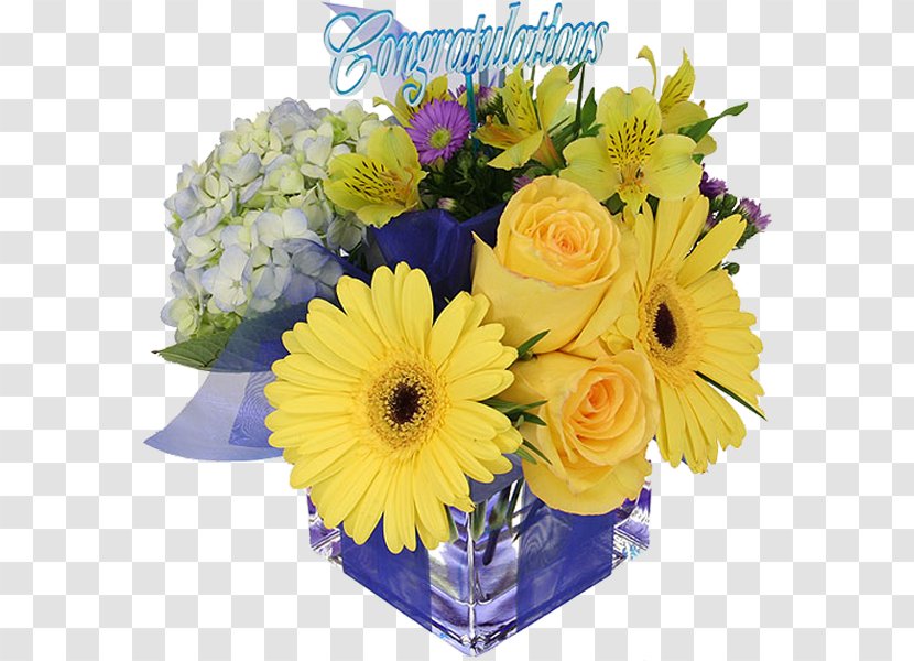 Flower Bouquet Floral Design Floristry Birthday - Plant - Spend Flowers On New Year's Day Transparent PNG
