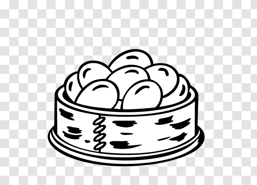 Egg Steaming - Black And White Transparent PNG