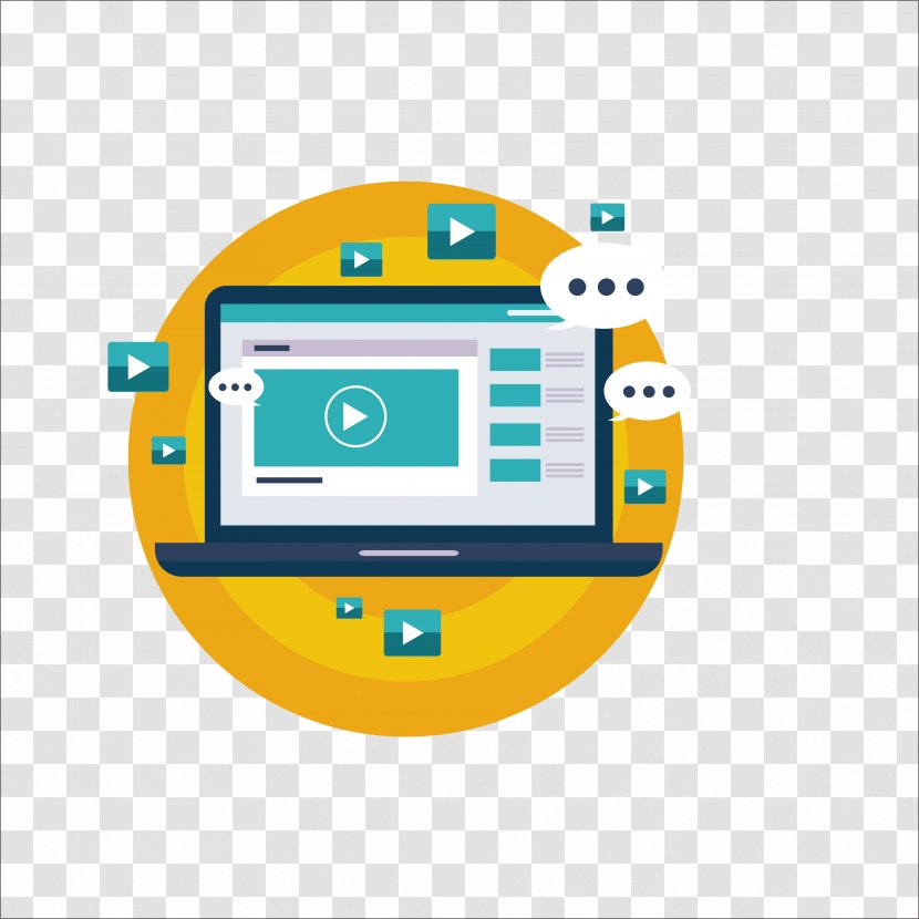 Digital Marketing Communications - Area - Computer Flat Transparent PNG