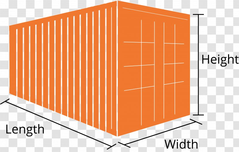 Intermodal Container Dimension Food Storage Containers Mobile Office - Shed Transparent PNG