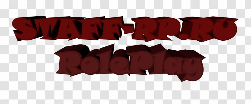 Red Logo Maroon Font - Text - Staff Transparent PNG