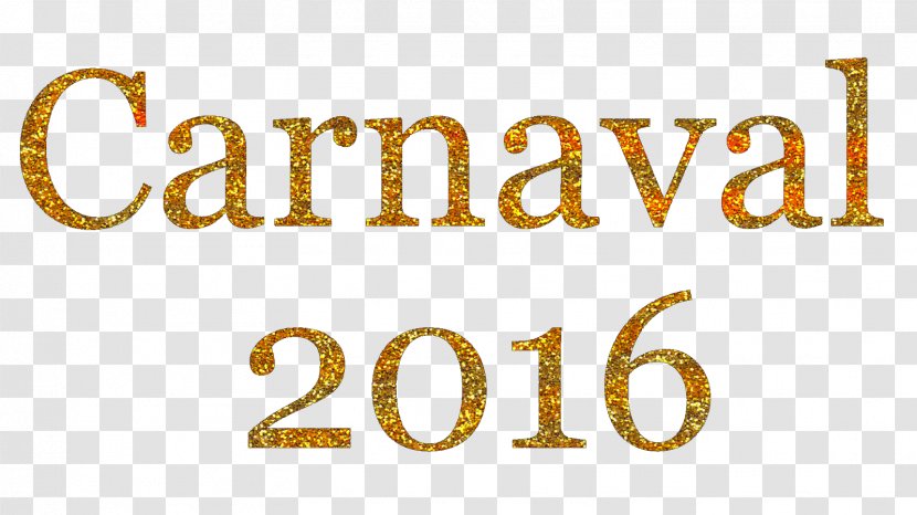 Carnival Text Gold Logo - Movable Transparent PNG