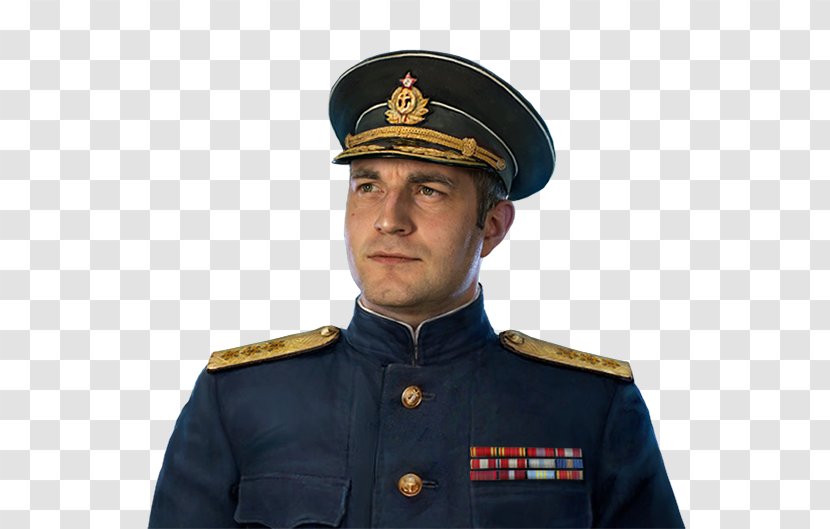 Military Uniform Army Officer World Of Warships Navy Rank - Captain Transparent PNG