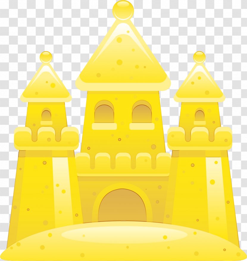 Watercolor Creativity - Spire Building Transparent PNG