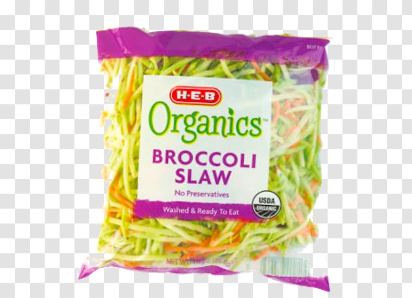 Broccoli Slaw Organic Food Central Market Coleslaw Vinaigrette - Salad Transparent PNG