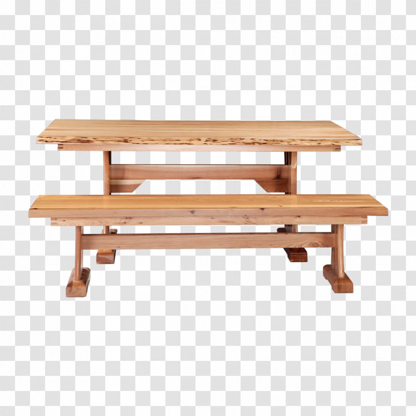 Table Garden Furniture Bench Wood - Dining Transparent PNG