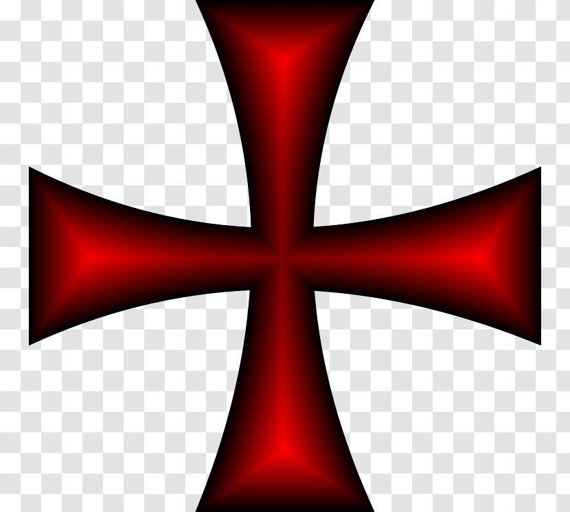 Maltese Dog Cross Symbol Clip Art Transparent PNG