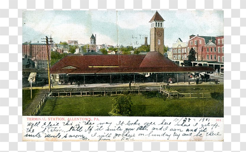 Allentown Station Lehigh Line Railroad Rail Transport - Pennsylvania - Train Transparent PNG