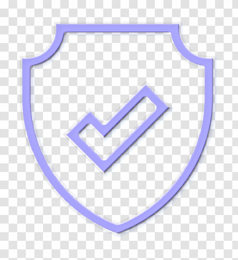 Secret Service Icon Shield - Electric Blue - Logo Symbol Transparent PNG