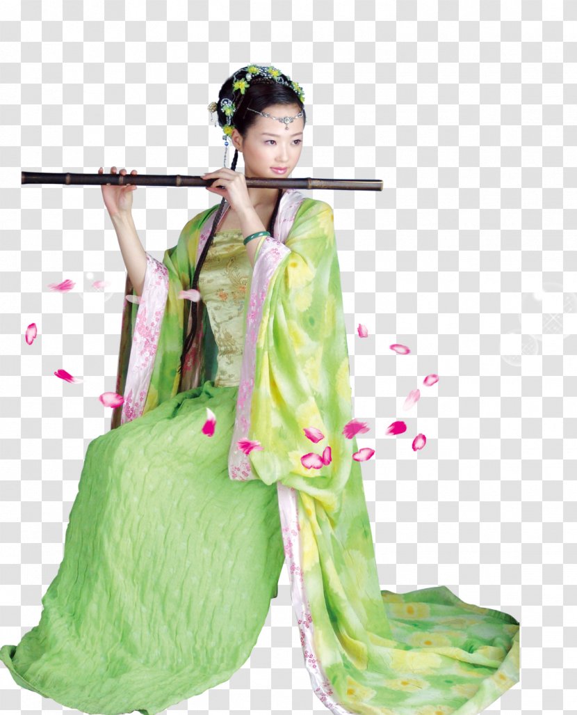 Woman Blog Il Y A Longtemps Geisha - Frame - Parasol Transparent PNG