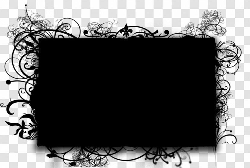 Desktop Wallpaper Picture Frames Pattern Rectangle Font - Black - Blackandwhite Transparent PNG