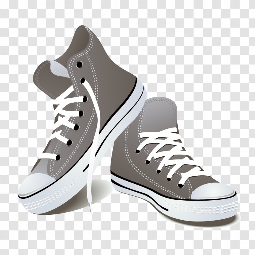 Clip Art Sneakers Vector Graphics Shoe - White - Gym Shoes Transparent PNG