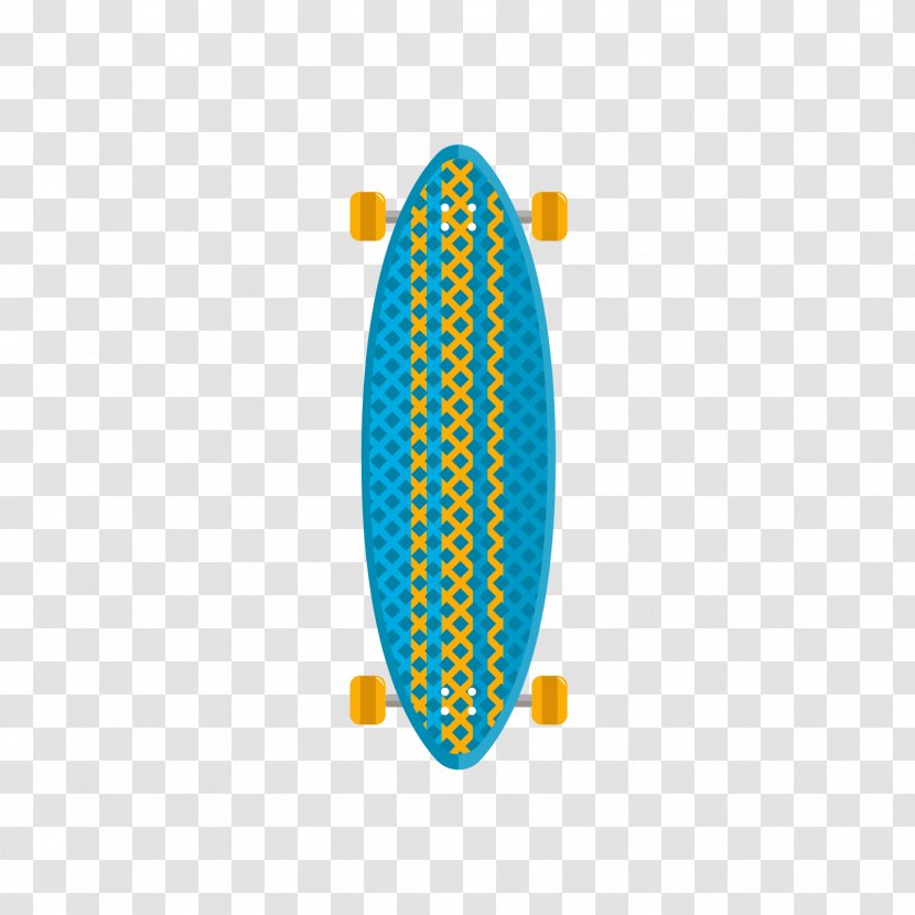 Euclidean Vector Skateboard - Blue Transparent PNG