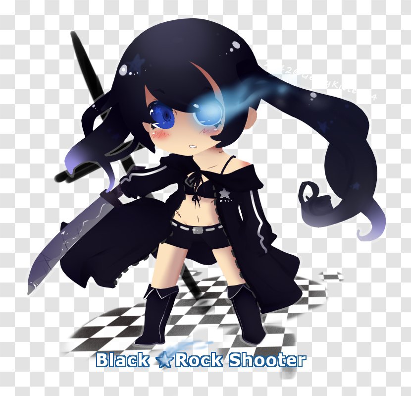 Figurine Animated Cartoon Character Fiction - Tree - Black Rock Shooter Transparent PNG