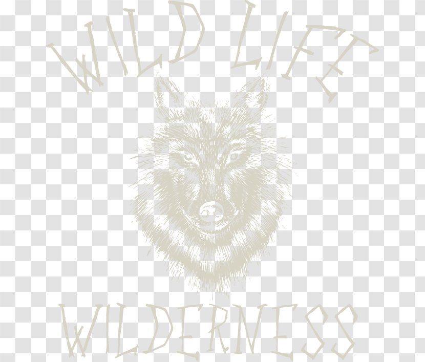 Paper Canidae White Dog Pattern - Vector Wolf And Letters Printed Transparent PNG