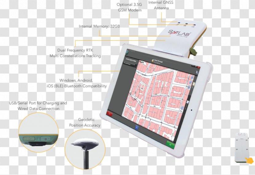Satellite Navigation Real Time Kinematic Global Positioning System GNSS Augmentation Satlab Geosolutions Sp. Z O.o. - Receiver - Acoustic Doppler Current Profiler Transparent PNG