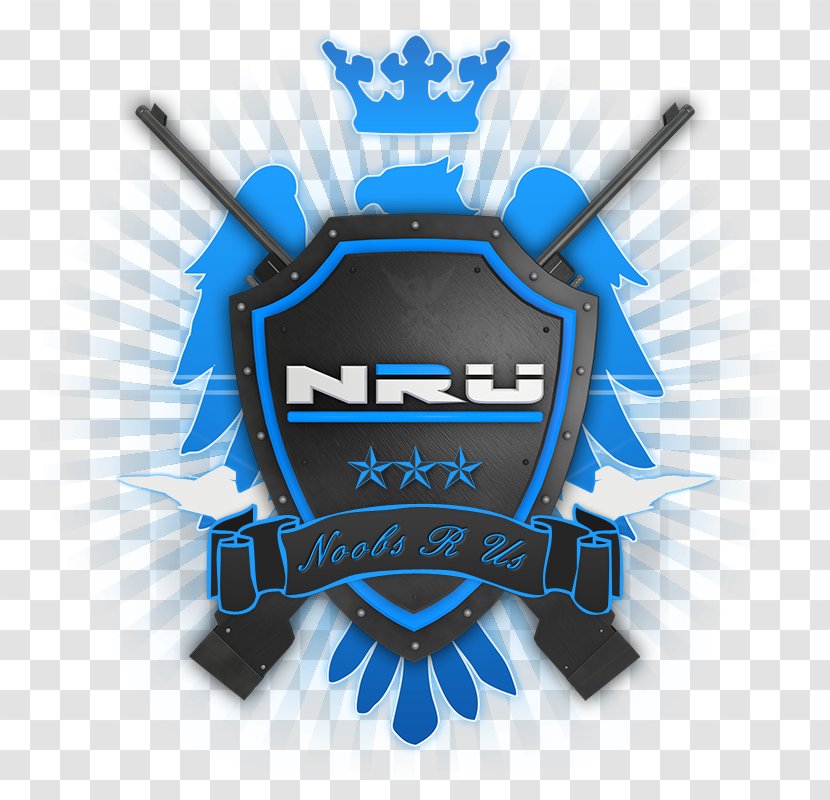 Logo Video Gaming Clan - Electric Blue Transparent PNG