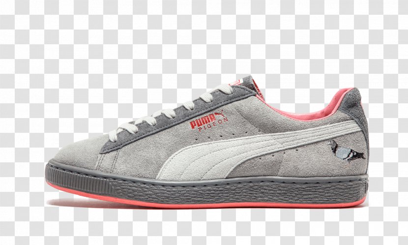 Sneakers Puma Shoe Suede Clothing - White Pigeon Transparent PNG