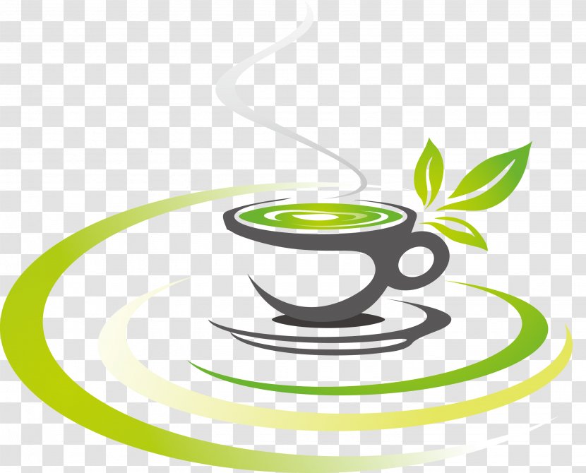Green Tea Coffee Bubble Cafe Transparent PNG