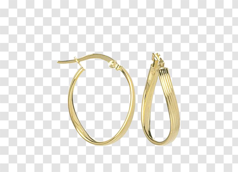 Earring Body Jewellery - Earrings - Gold Hoop Transparent PNG