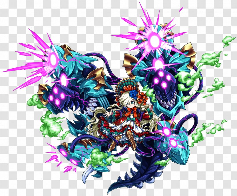 Brave Frontier Chain Chronicle Game Fan Art - Dragon - Atk Transparent PNG