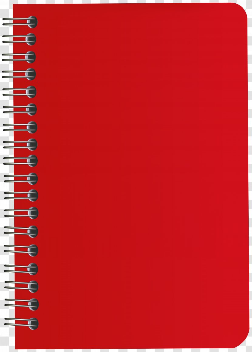 Oxford Standard Paper Size Amazon.com Notebook - Red - Clip Art Image Transparent PNG