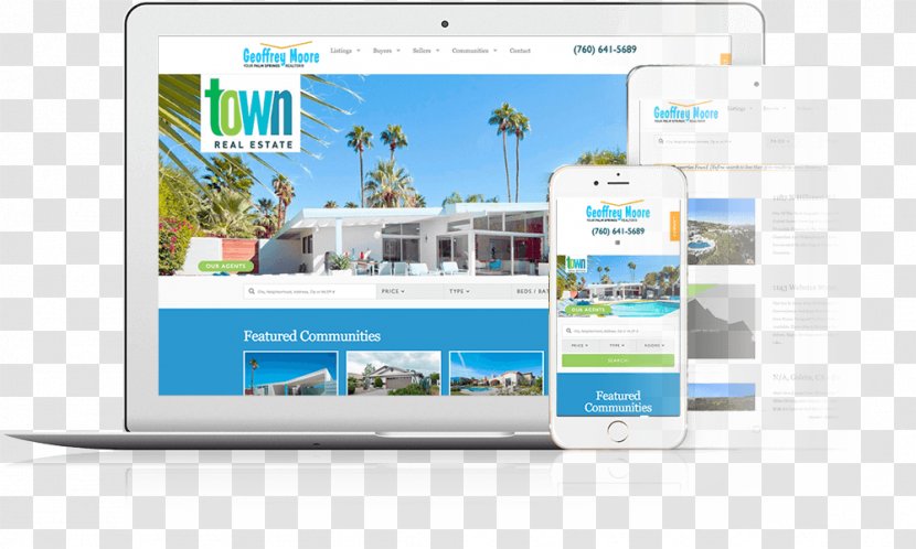 Web Page Display Advertising Website Technology - Media - Real Estate Transparent PNG