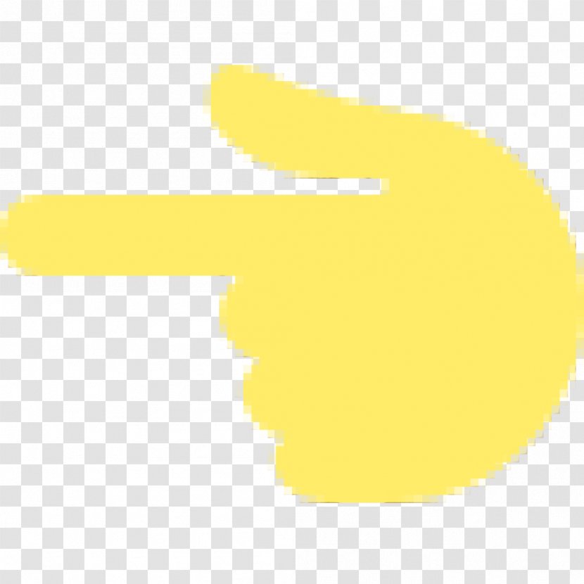 Yellow Background - Thumb - Finger Hand Transparent PNG