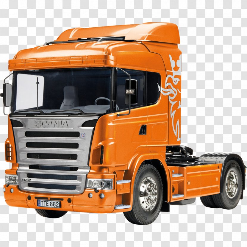 Mercedes-Benz Scania AB Radio-controlled Model Tamiya Corporation Tractor Unit - Radiocontrolled Car - Truck Transparent PNG