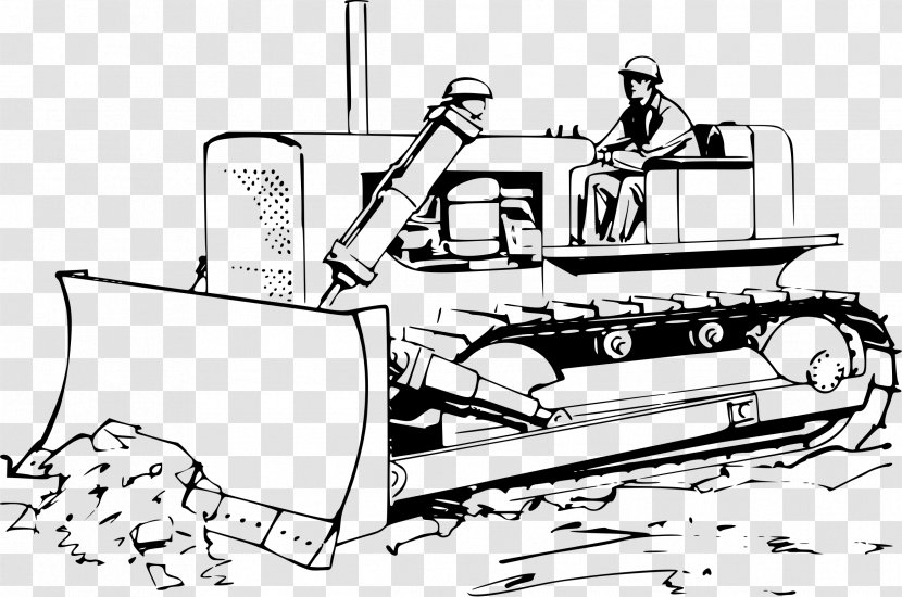 Caterpillar Inc. Clip Art: Transportation Bulldozer Art - Automotive Design Transparent PNG