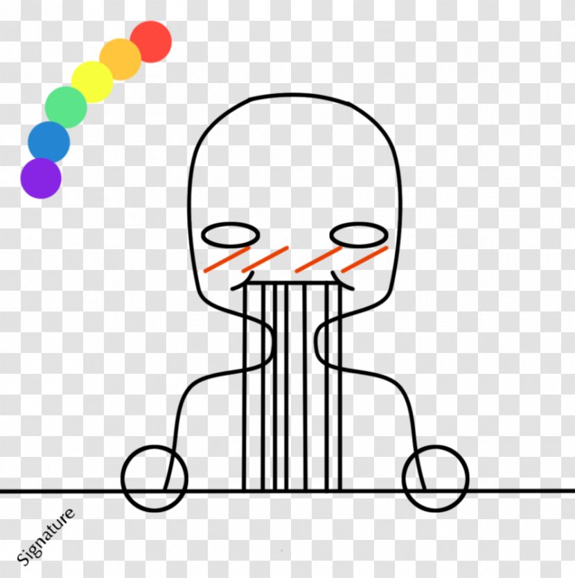 Line Art Cartoon Human Behavior Organism Clip - Emotion - Arc En Ciel Transparent PNG