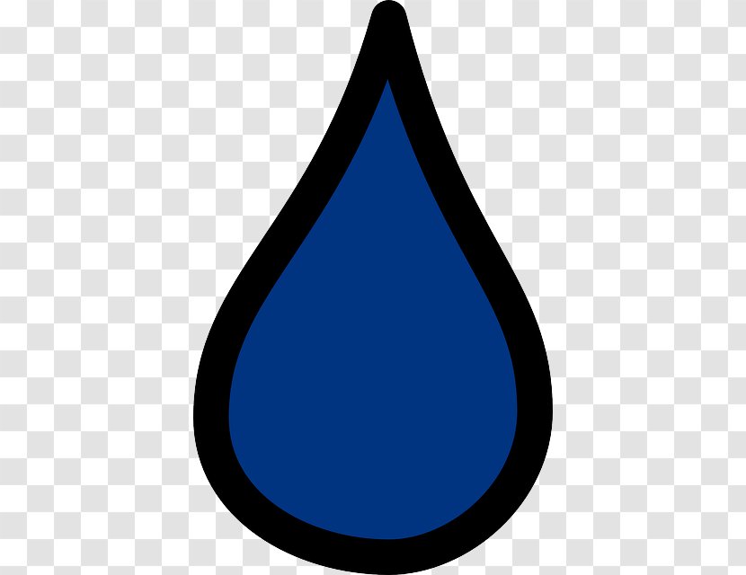 Drop Tears Animation Clip Art - Cartoon - Outline Of A Raindrop Transparent PNG