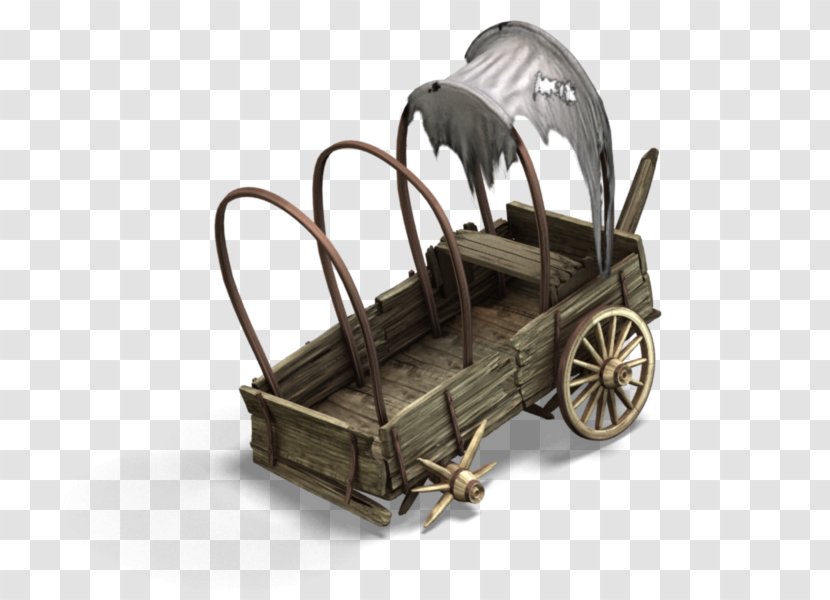 American Frontier Covered Wagon Wheel Railroad Car - Chariot - Pants Transparent PNG