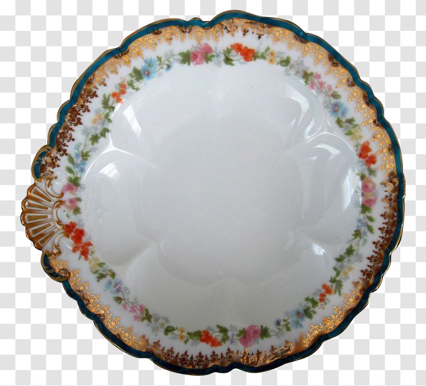 Plate Platter Saucer Porcelain Bowl - Dishware Transparent PNG