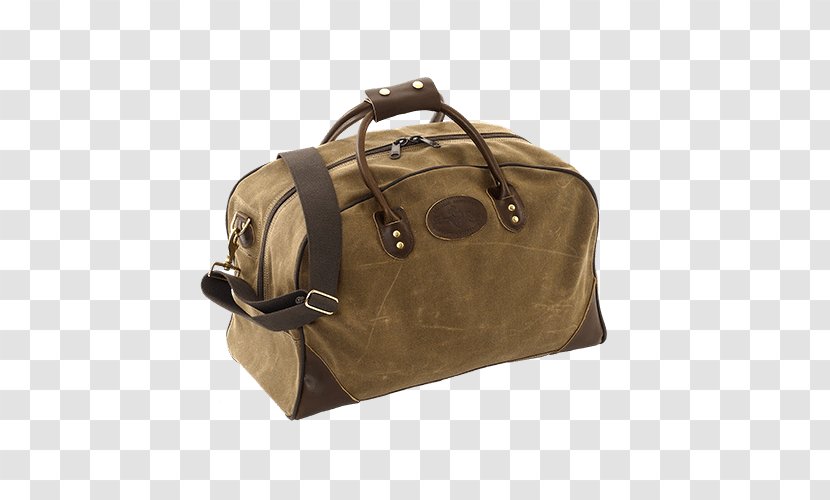Handbag Canvas Waxed Cotton Leather - Flight Bag Transparent PNG