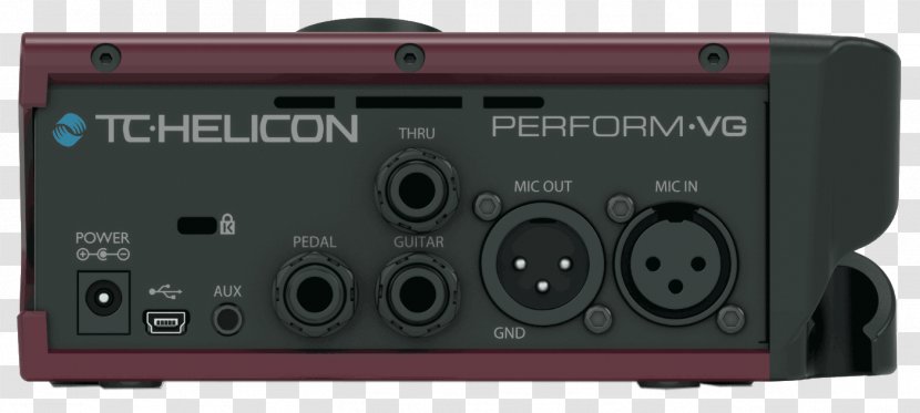 Effects Processors & Pedals TC-Helicon Perform-V Acoustic Guitar Sound - Frame Transparent PNG
