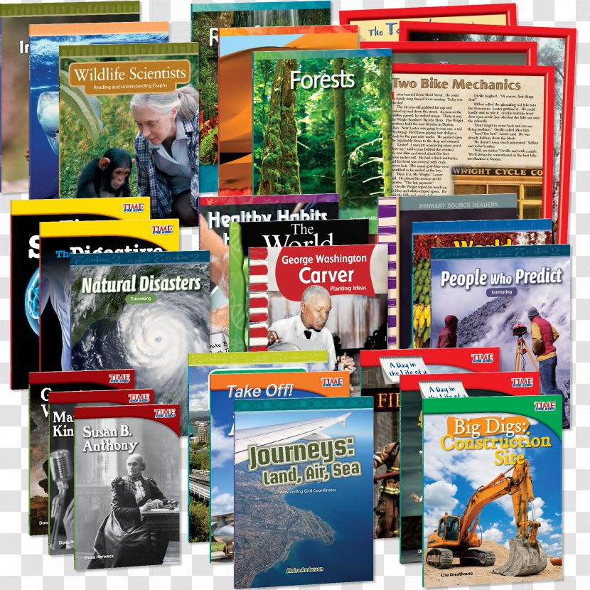 George Washington Carver: Planting Ideas Advertising Mathematics Readers 3: Wildlife Scientists (6-Pack) Product - Guided Reading Book Levels Transparent PNG