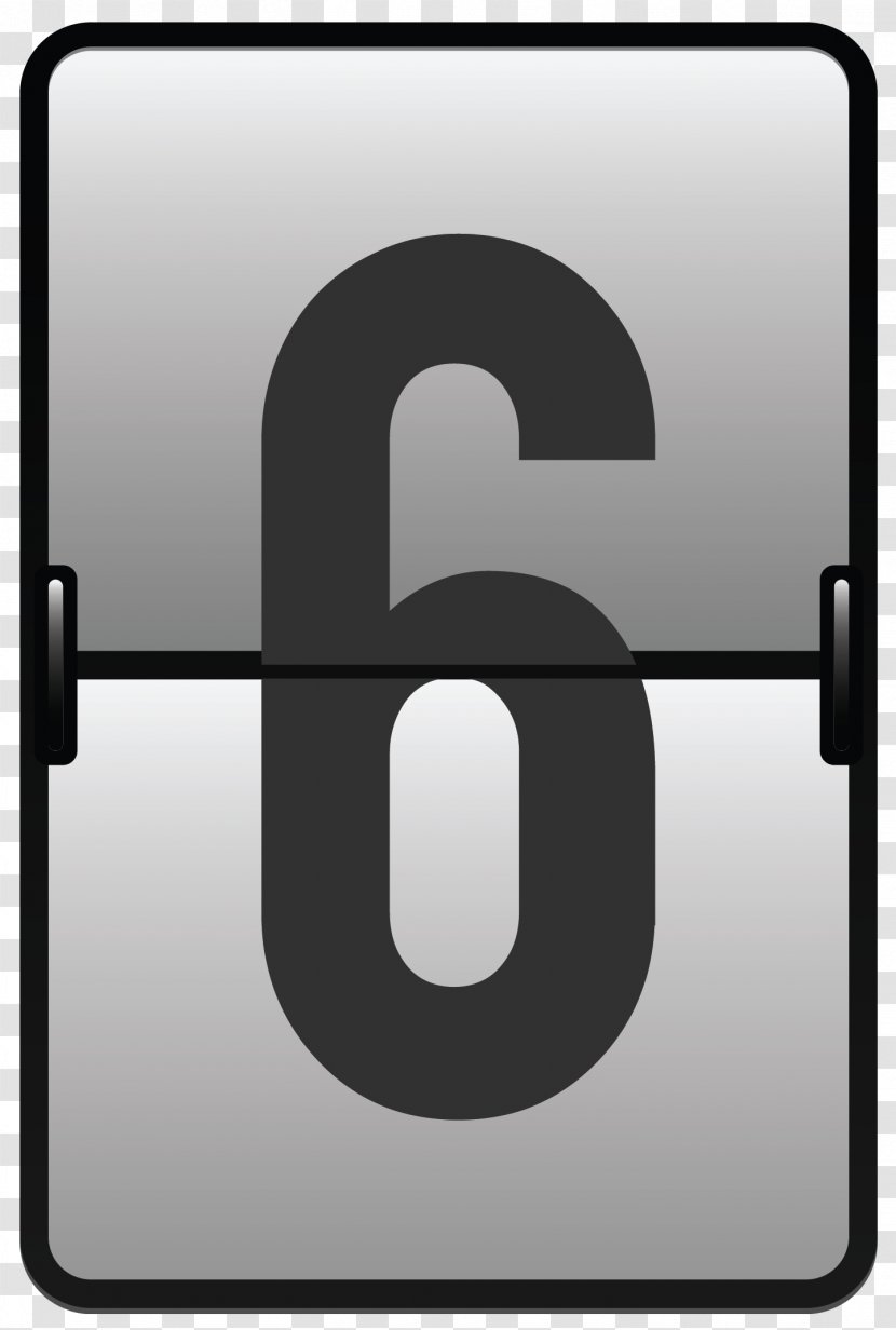 Number Counting A Icon - Preview - Counter Six Clipart Image Transparent PNG