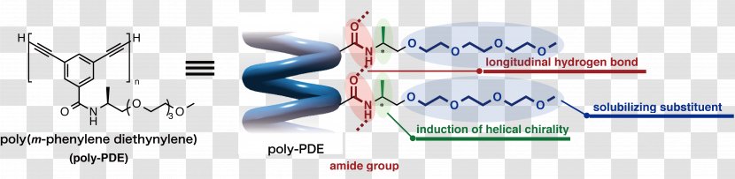 Side Chain Carbon Nanotube Polymer Organic Compound Molecule - Heart - Triple Helix Transparent PNG