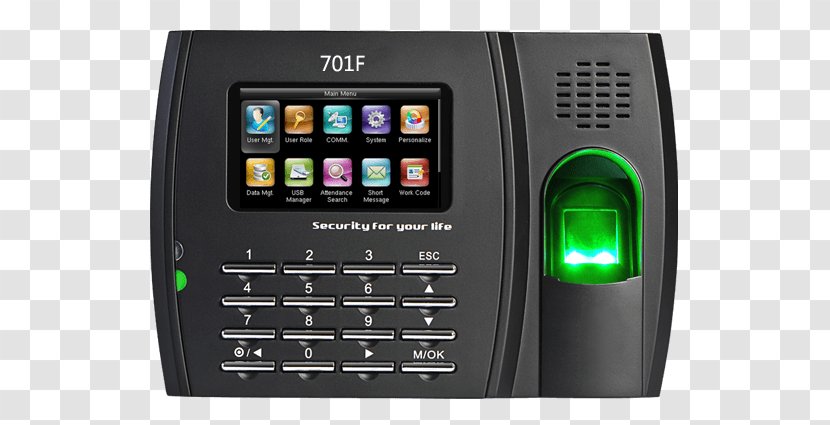 Time And Attendance Fingerprint Zkteco Access Control & Clocks - Usb Flash Drives - Computer Software Transparent PNG